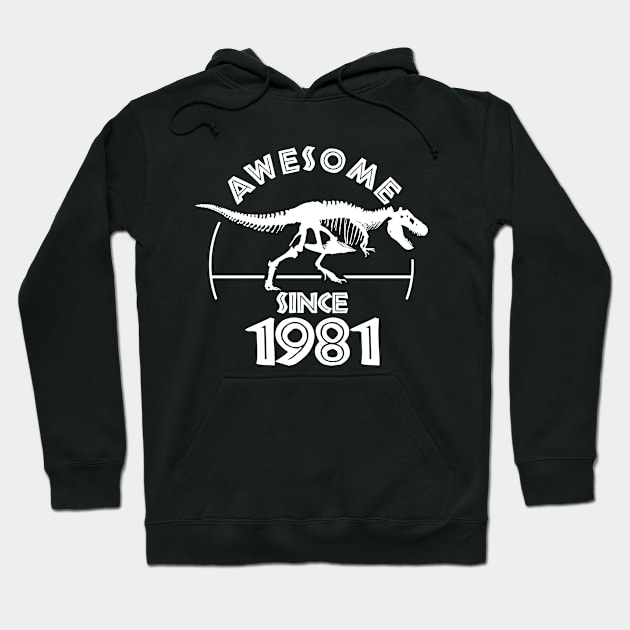 Awesome Since 1981 Hoodie by TMBTM